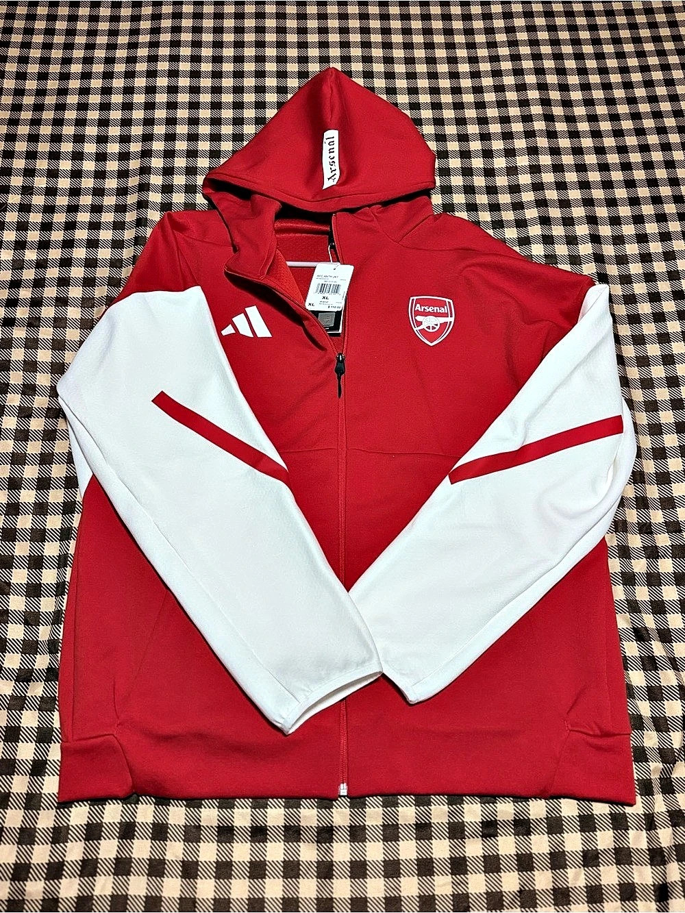 adidas Arsenal FC Home Anthem Jacket Red & White